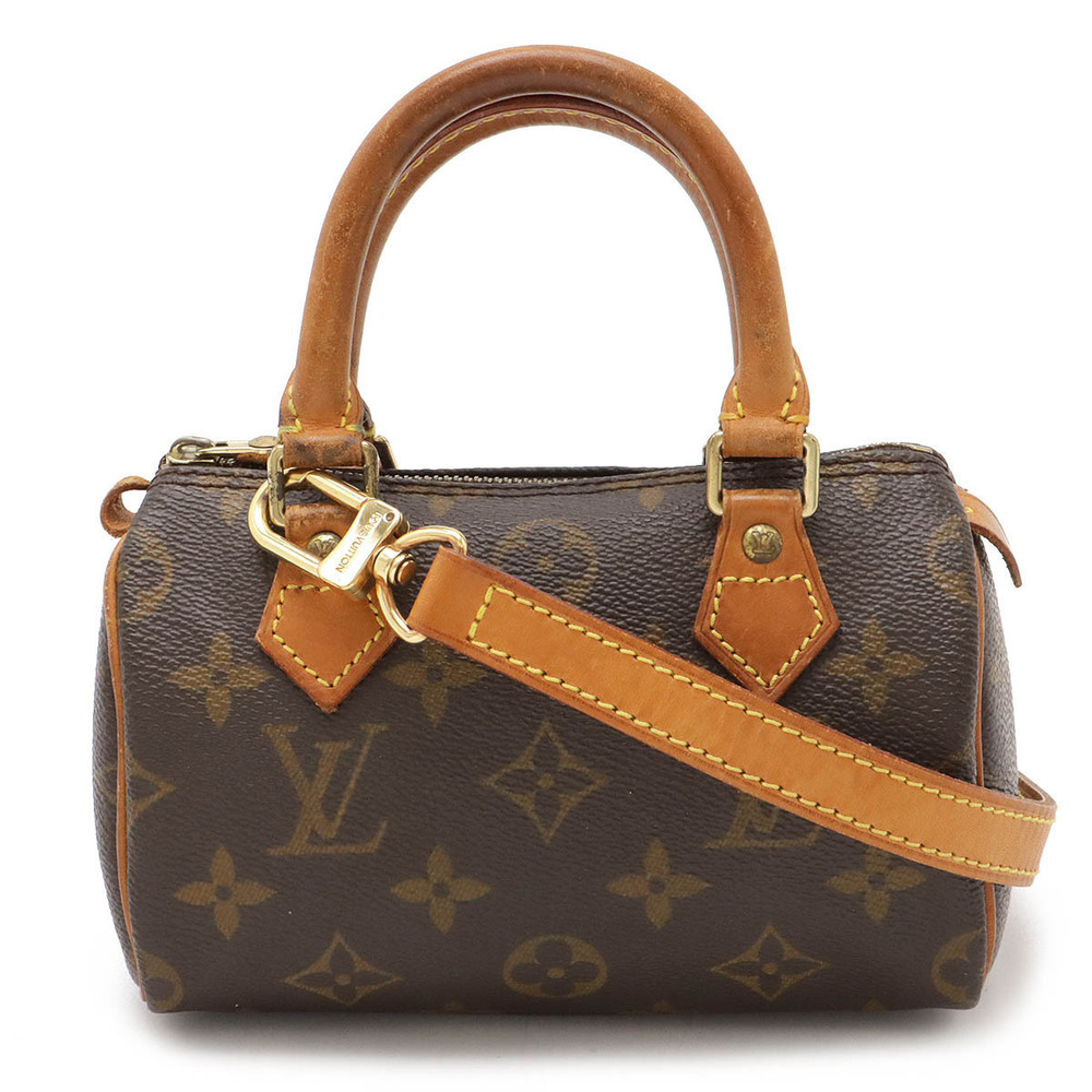 LOUIS VUITTON Monogram Speedy Handbag Pouch Clutch Accessory Case Shoulder